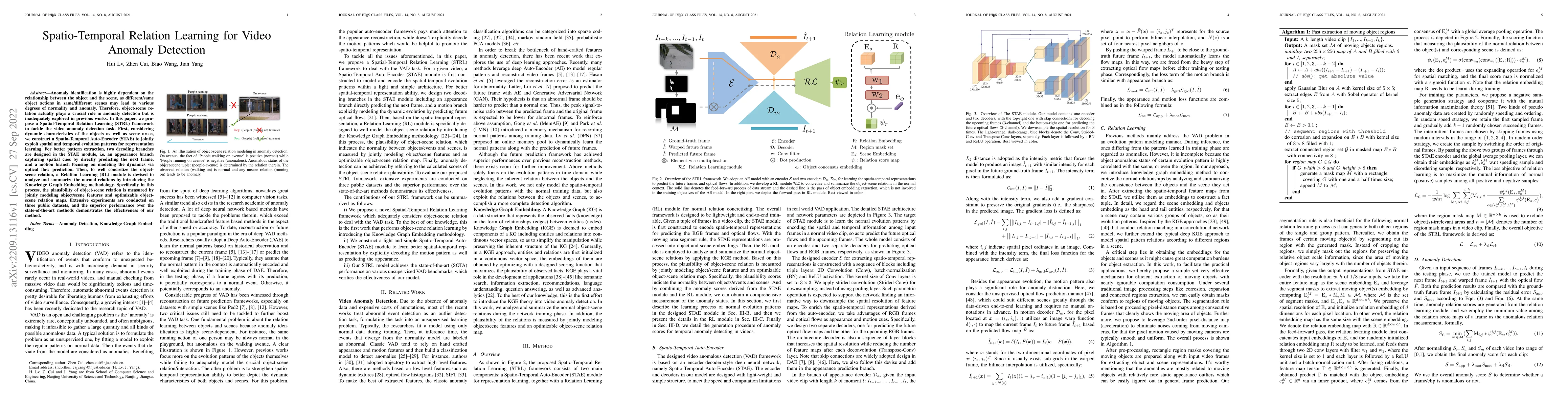 Thumbnail for Spatio-Temporal Relation Learning for Video Anomaly Detection