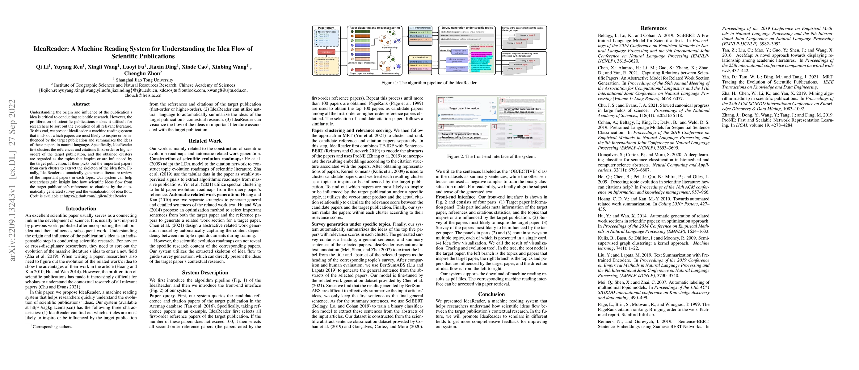 Thumbnail for IdeaReader: A Machine Reading System for Understanding the Idea Flow of
  Scientific Publications