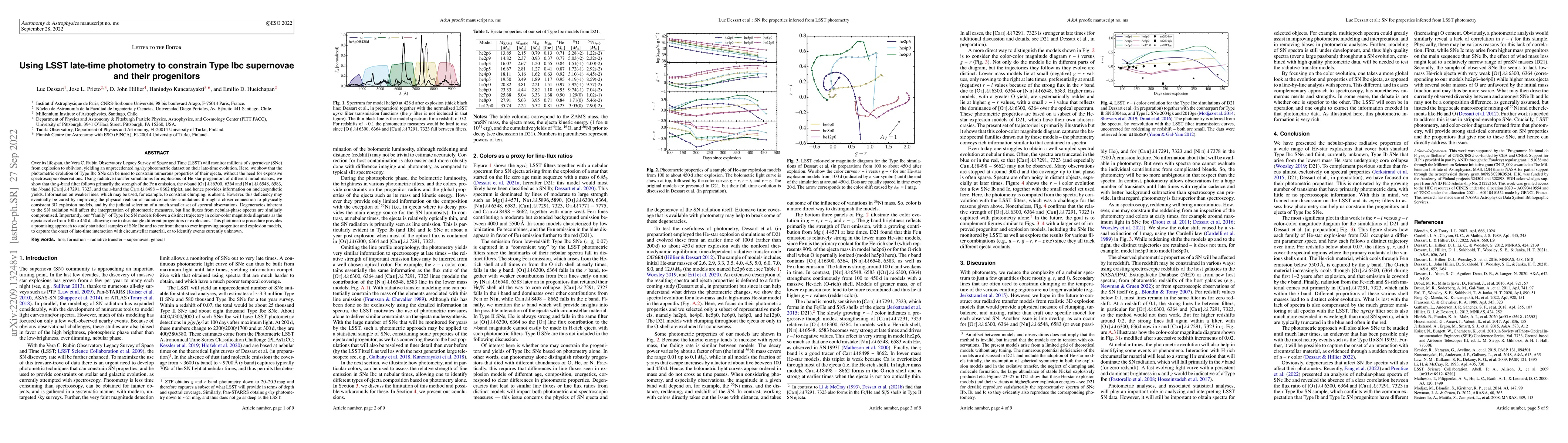 Thumbnail for Using LSST late-time photometry to constrain Type Ibc supernovae and
  their progenitors