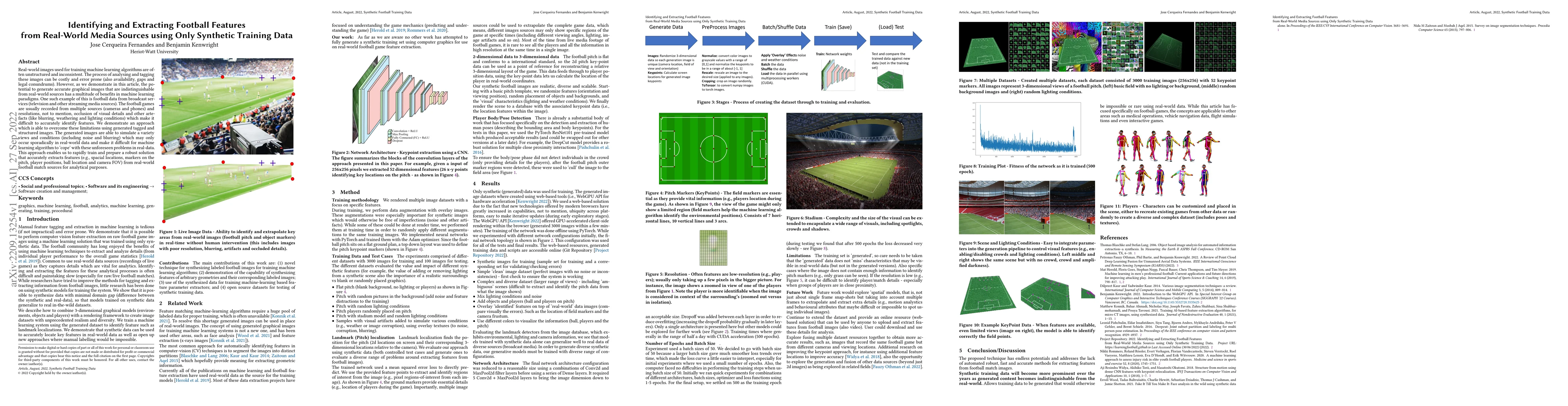 Thumbnail for Identifying and Extracting Football Features from Real-World Media
  Sources using Only Synthetic Training Data