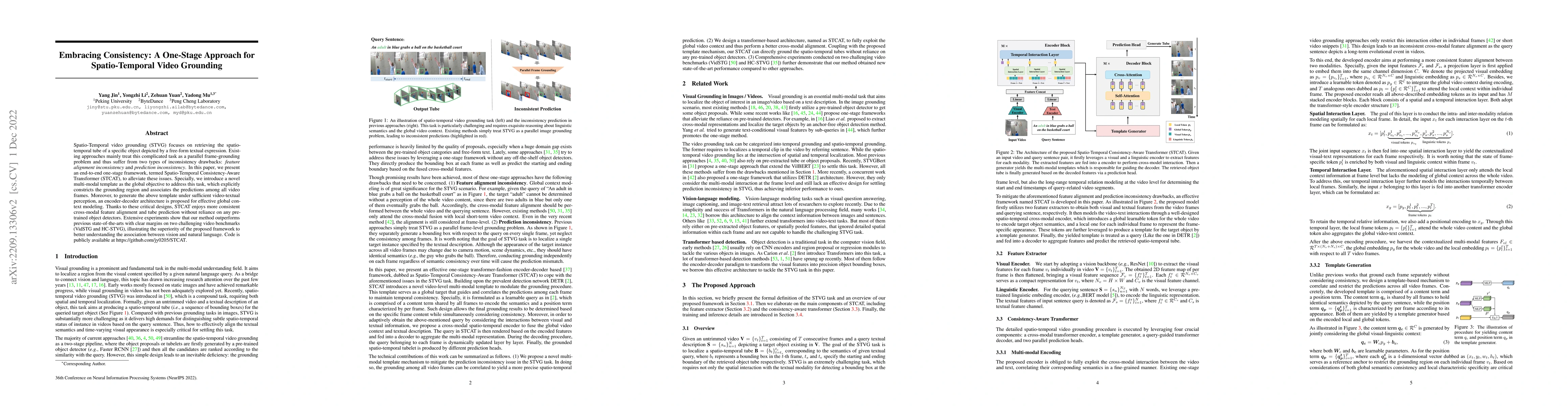 Thumbnail for Embracing Consistency: A One-Stage Approach for Spatio-Temporal Video
  Grounding