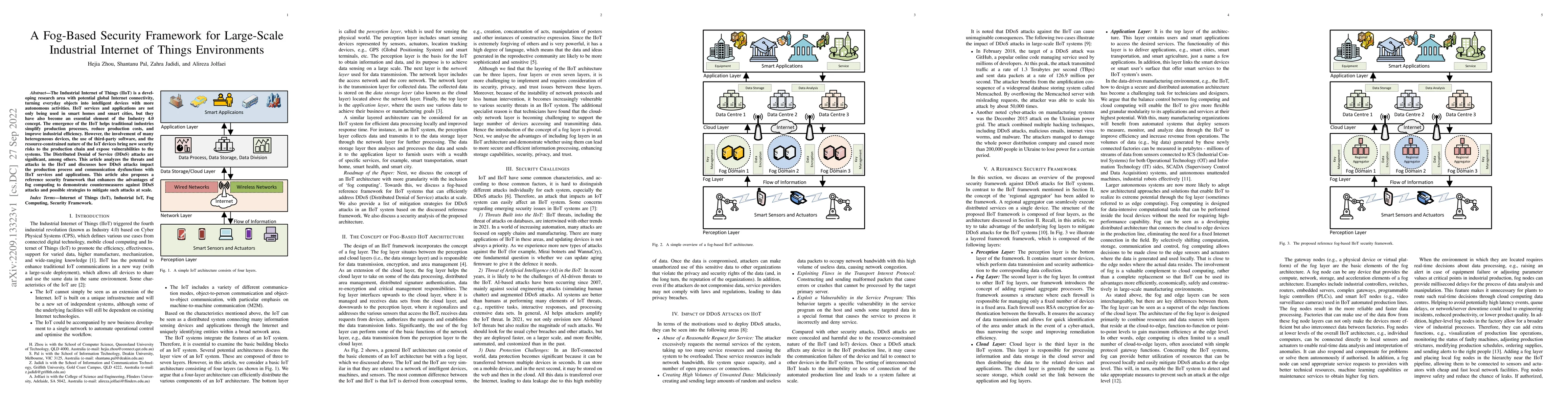 Thumbnail for A Fog-Based Security Framework for Large-Scale Industrial Internet of
  Things Environments