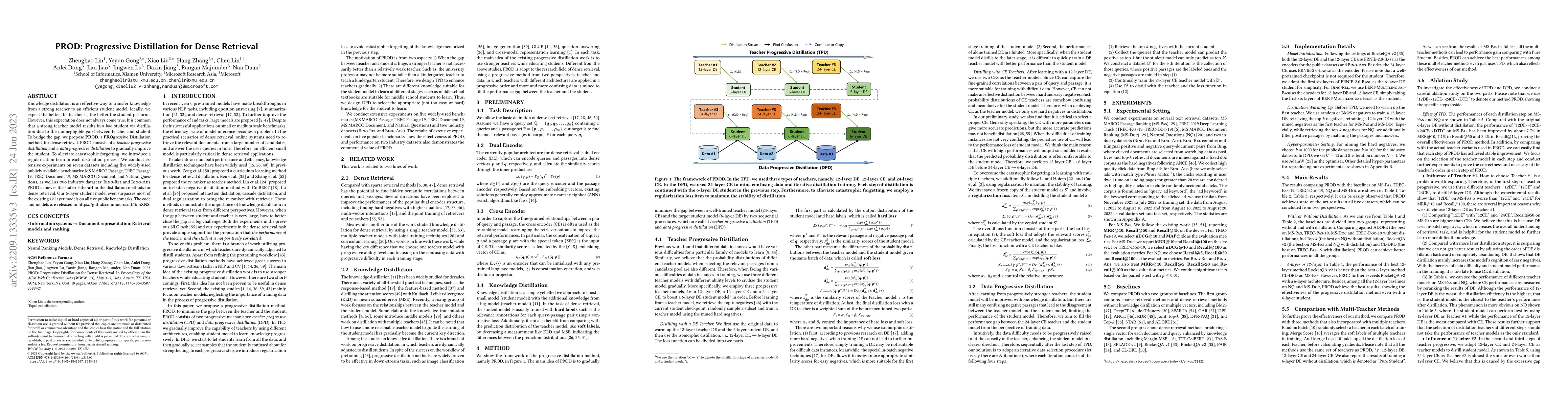 Thumbnail for PROD: Progressive Distillation for Dense Retrieval