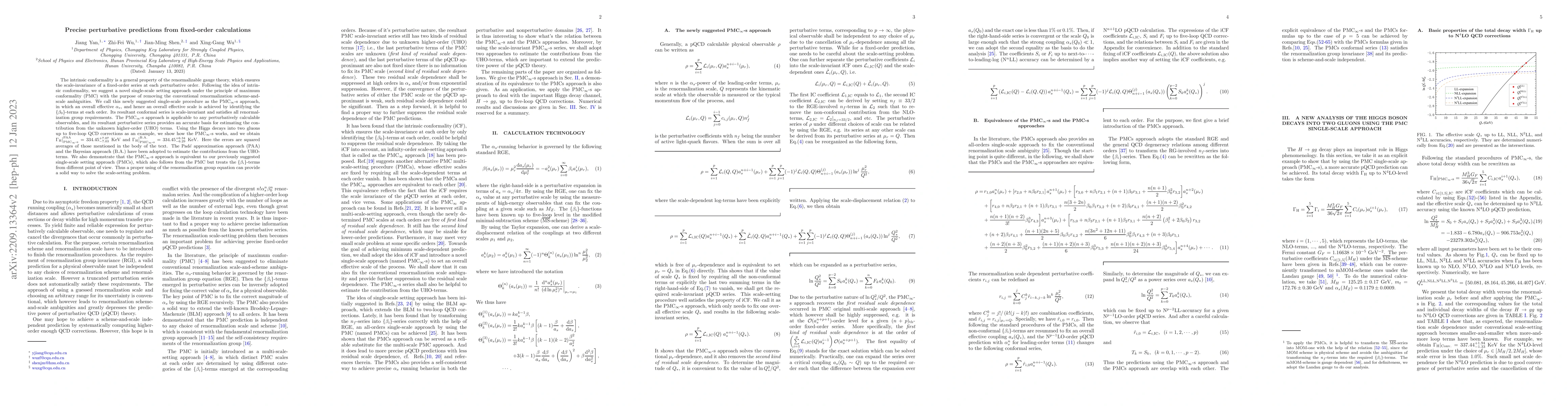 Thumbnail for Precise perturbative predictions from fixed-order calculations