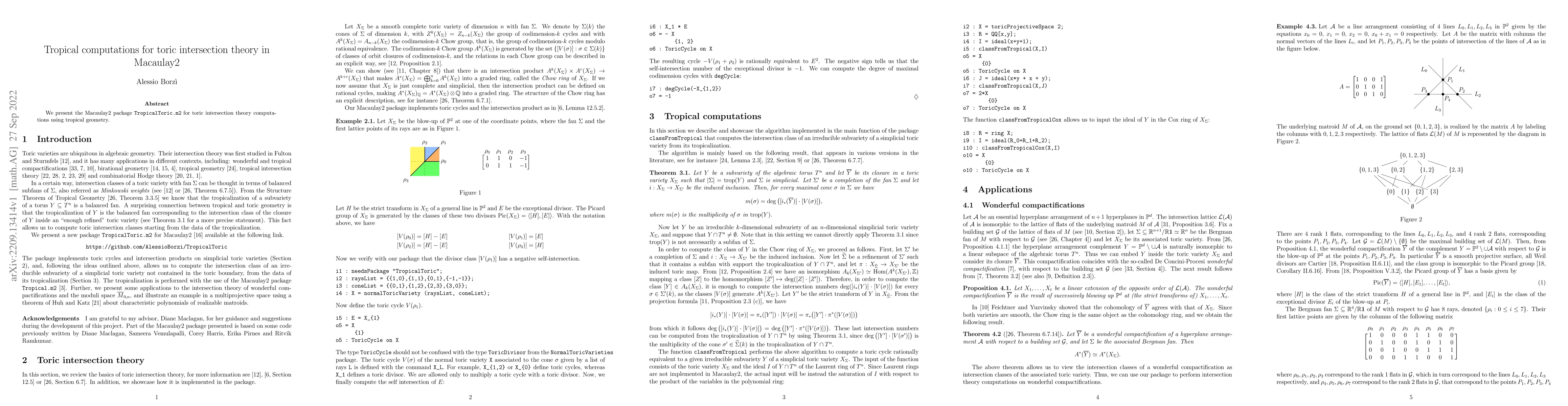Thumbnail for Tropical computations for toric intersection theory in Macaulay2