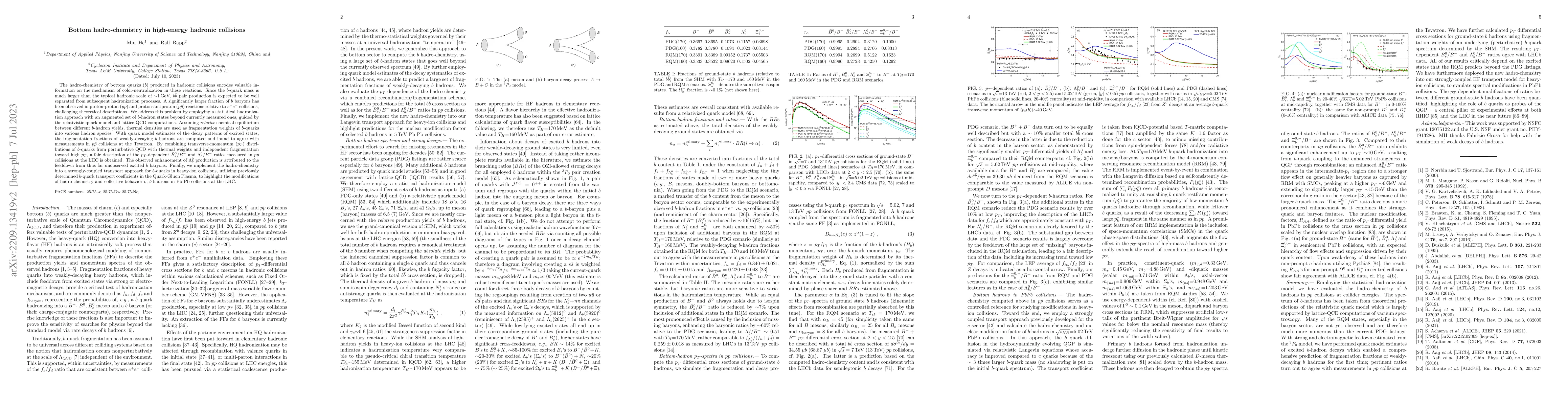 Thumbnail for Bottom hadro-chemistry in high-energy hadronic collisions