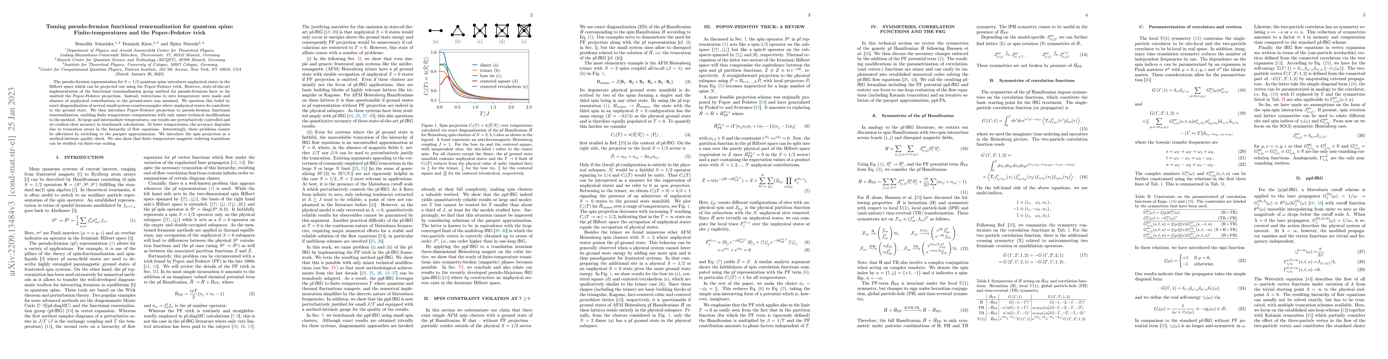 Thumbnail for Taming pseudo-fermion functional renormalization for quantum spins:
  Finite-temperatures and the Popov-Fedotov trick