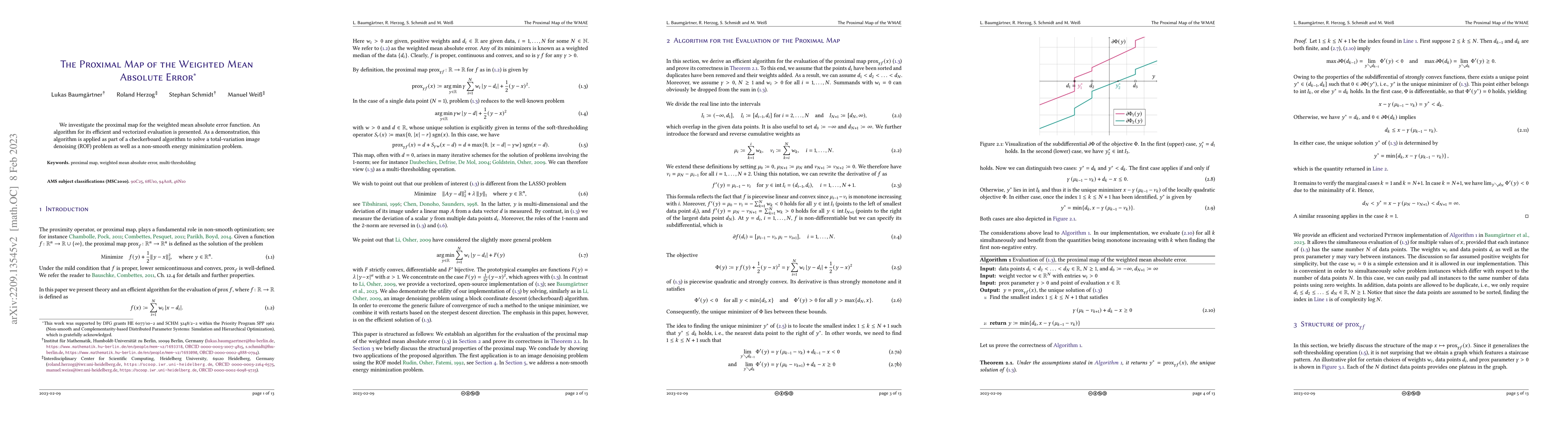 Thumbnail for The Proximal Map of the Weighted Mean Absolute Error
