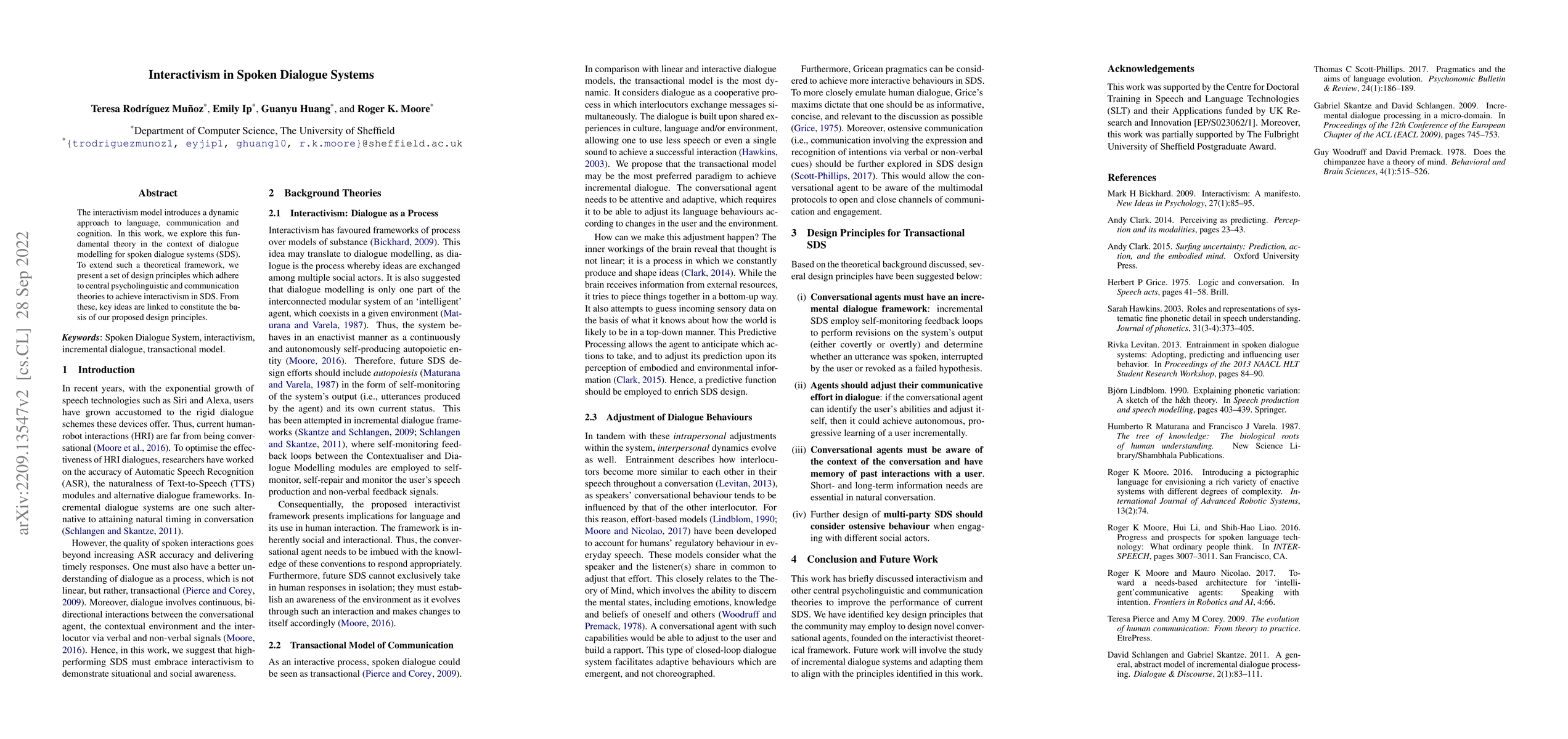 Thumbnail for Interactivism in Spoken Dialogue Systems