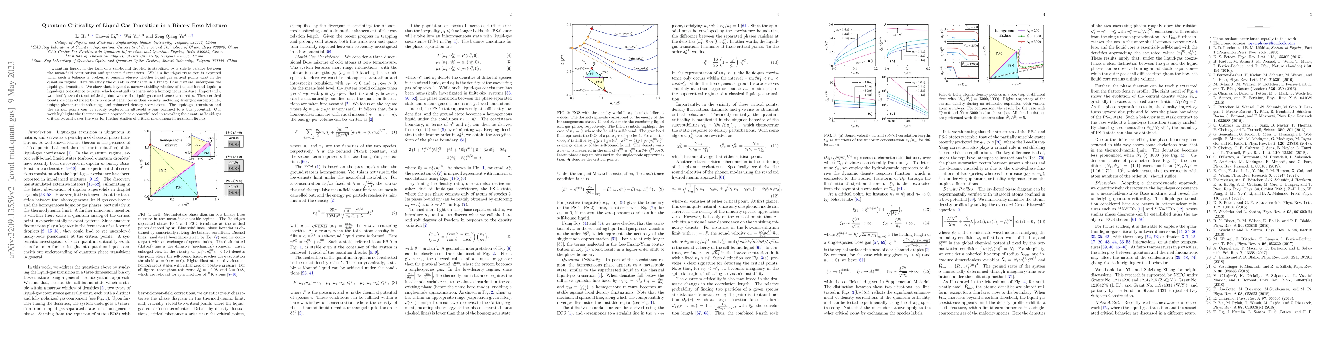Thumbnail for Quantum Criticality of Liquid-Gas Transition in a Binary Bose Mixture
