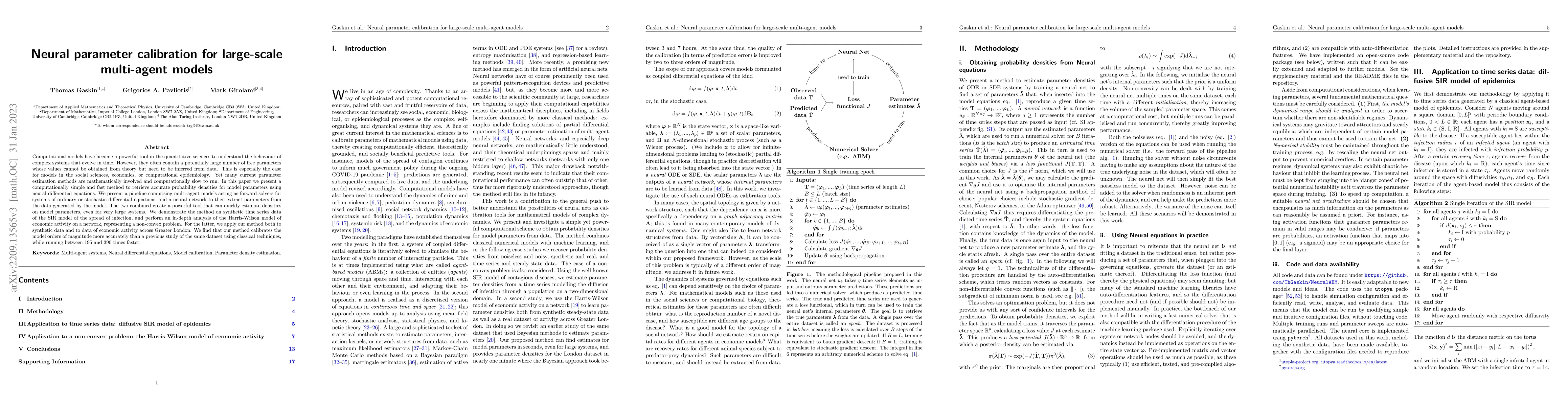 Thumbnail for Neural parameter calibration for large-scale multi-agent models