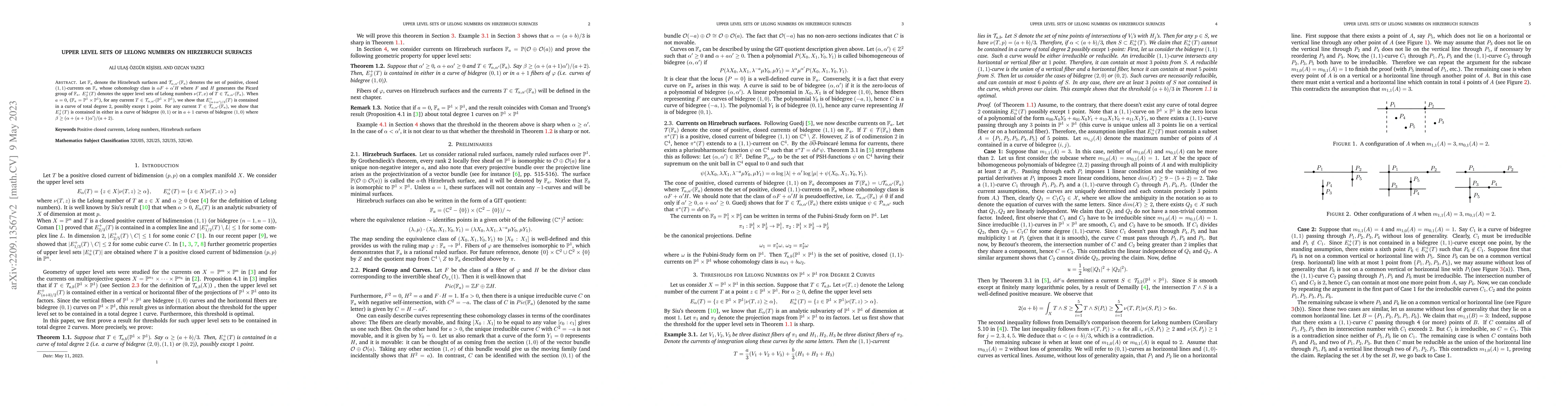 Thumbnail for Upper level sets of Lelong numbers on Hirzebruch surfaces