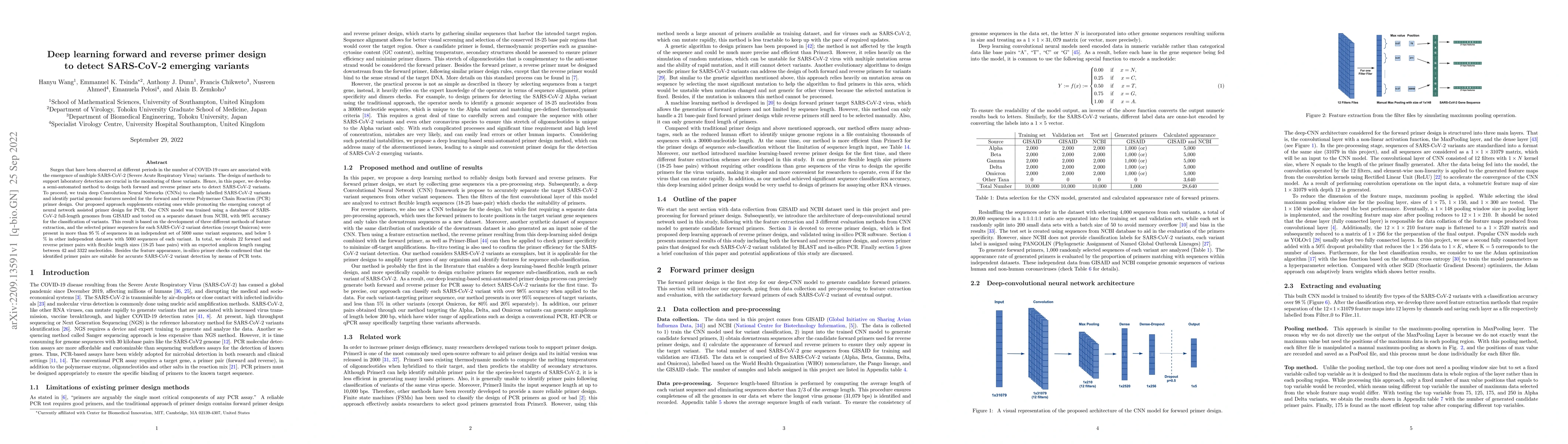 Thumbnail for Deep learning forward and reverse primer design to detect SARS-CoV-2
  emerging variants