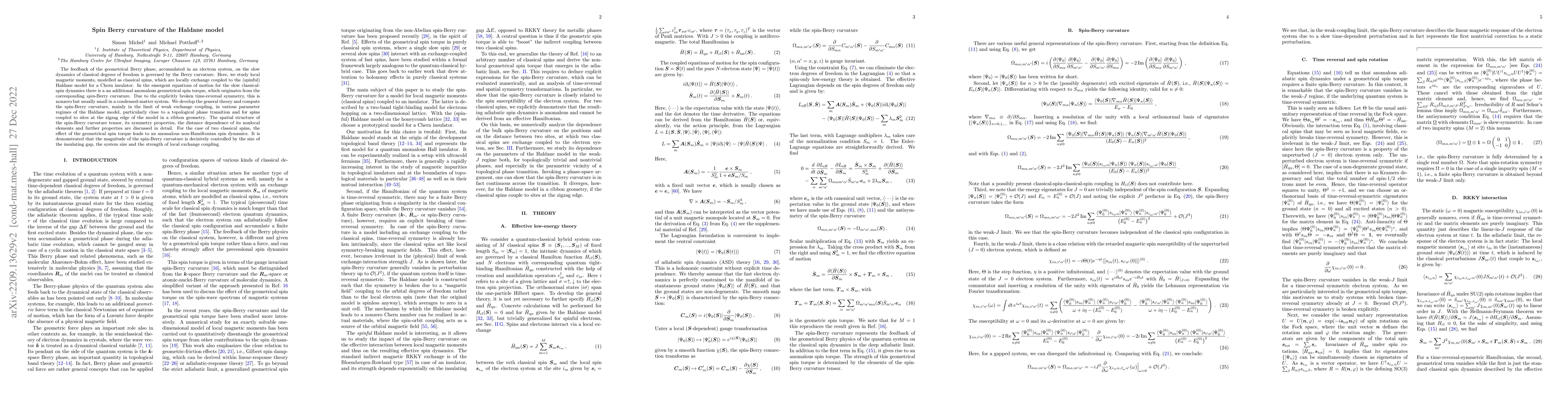 Thumbnail for Spin Berry curvature of the Haldane model