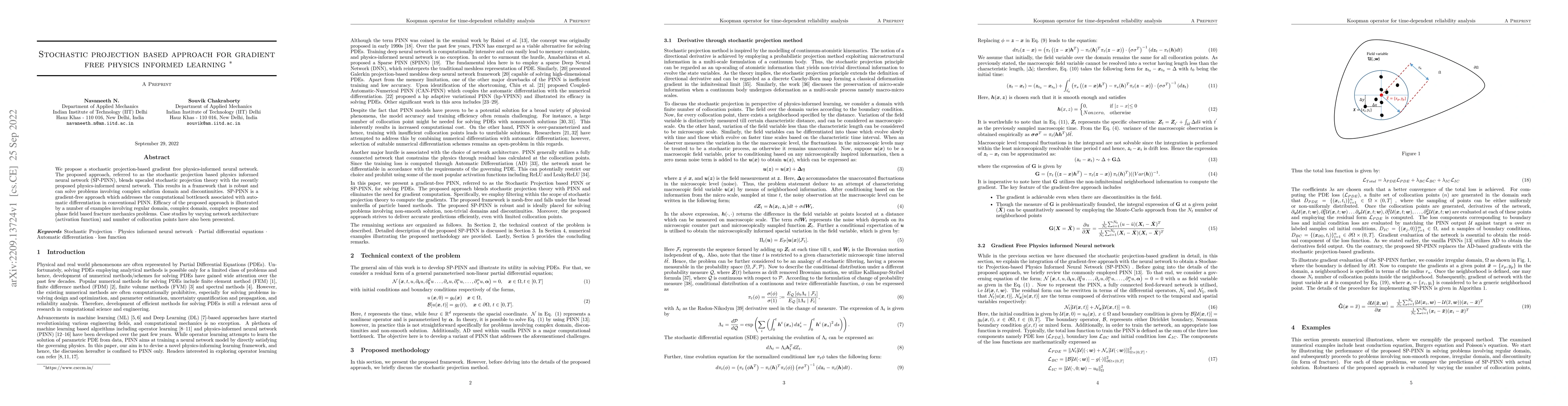 Thumbnail for Stochastic projection based approach for gradient free physics informed
  learning