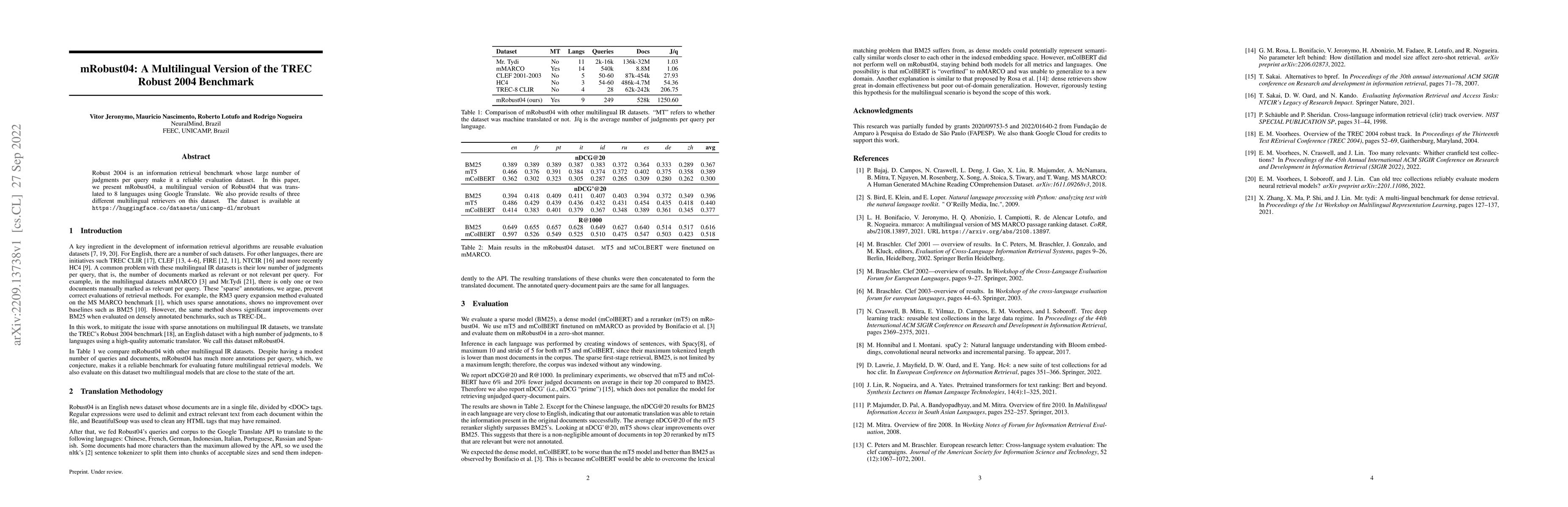 Thumbnail for mRobust04: A Multilingual Version of the TREC Robust 2004 Benchmark