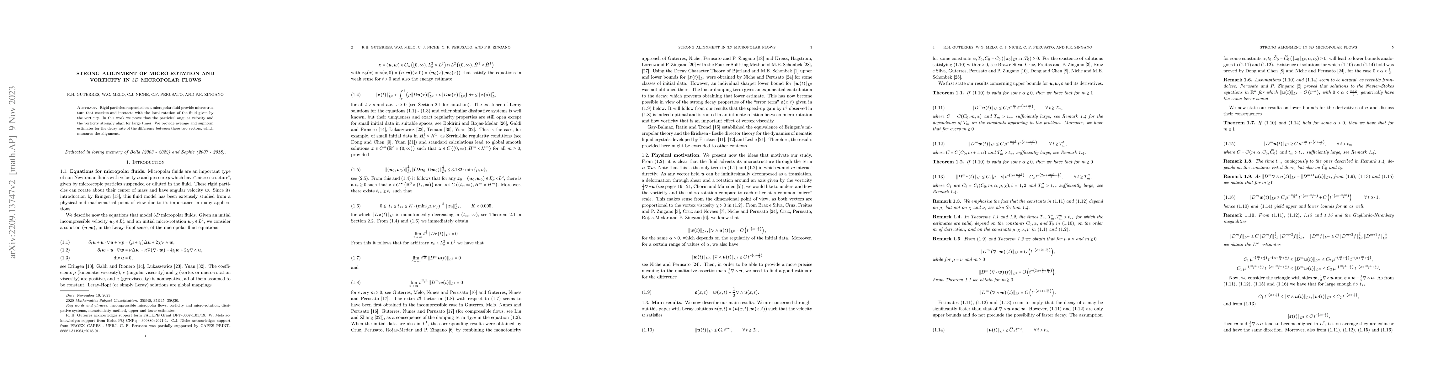 Thumbnail for Strong Alignment of Micro-rotation and Vorticity in 3D Micropolar Flows