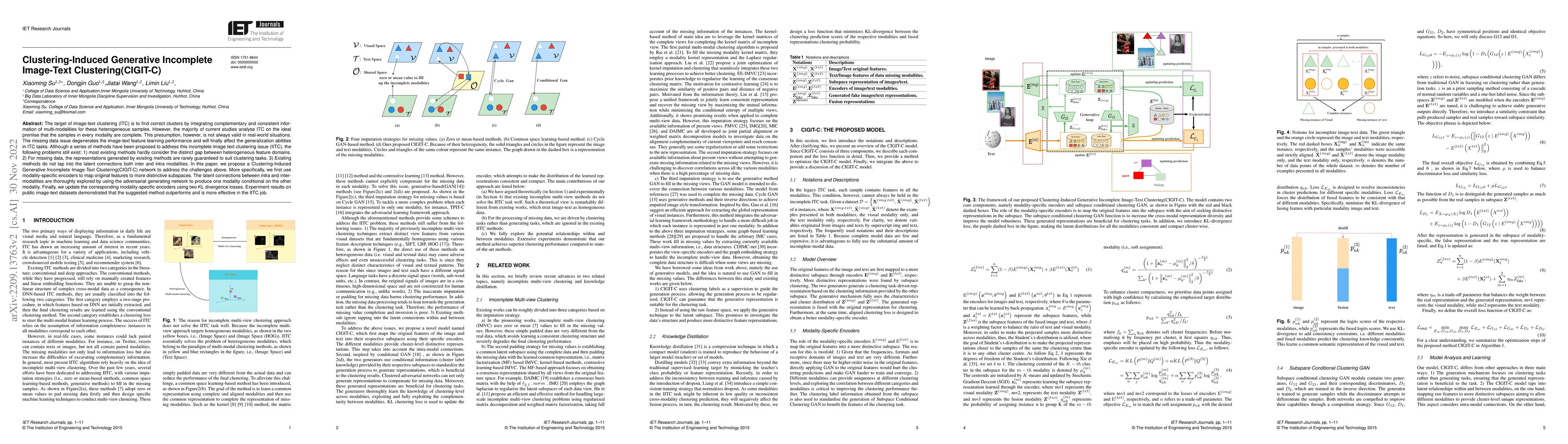 Thumbnail for Clustering-Induced Generative Incomplete Image-Text Clustering (CIGIT-C)