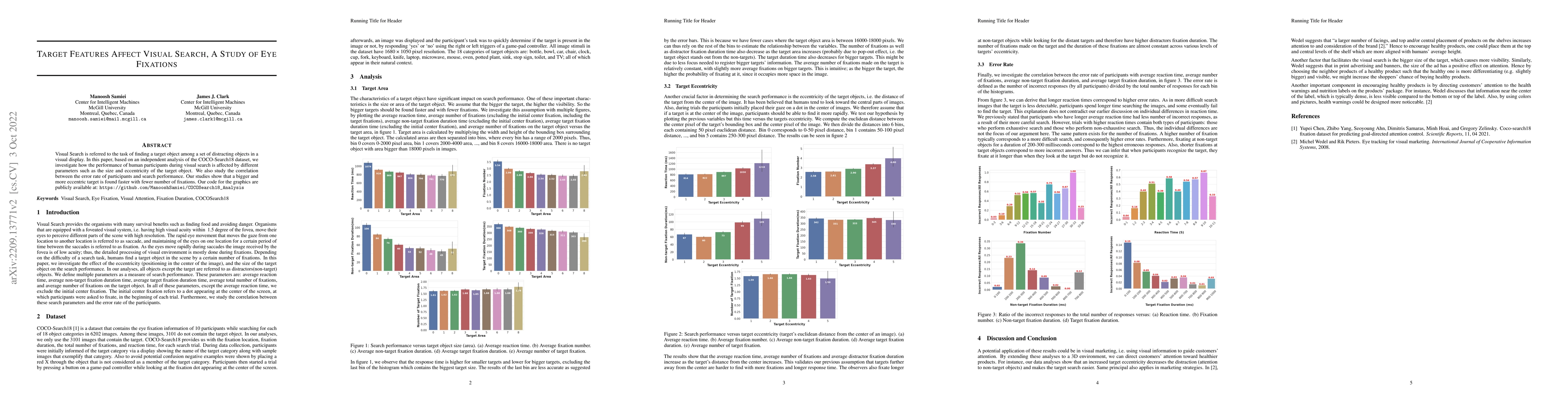Thumbnail for Target Features Affect Visual Search, A Study of Eye Fixations