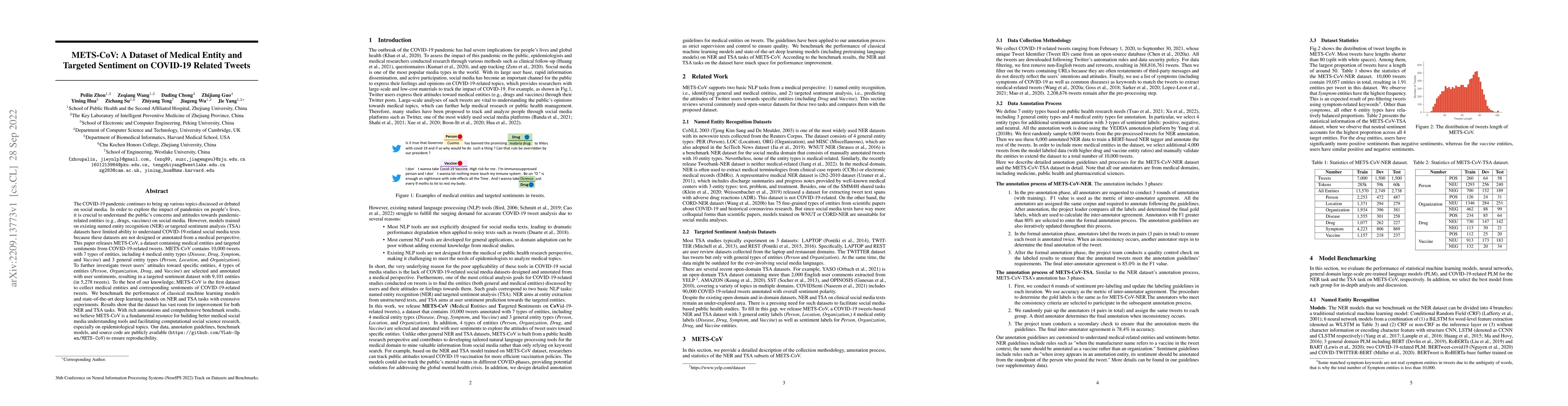 Thumbnail for METS-CoV: A Dataset of Medical Entity and Targeted Sentiment on COVID-19
  Related Tweets