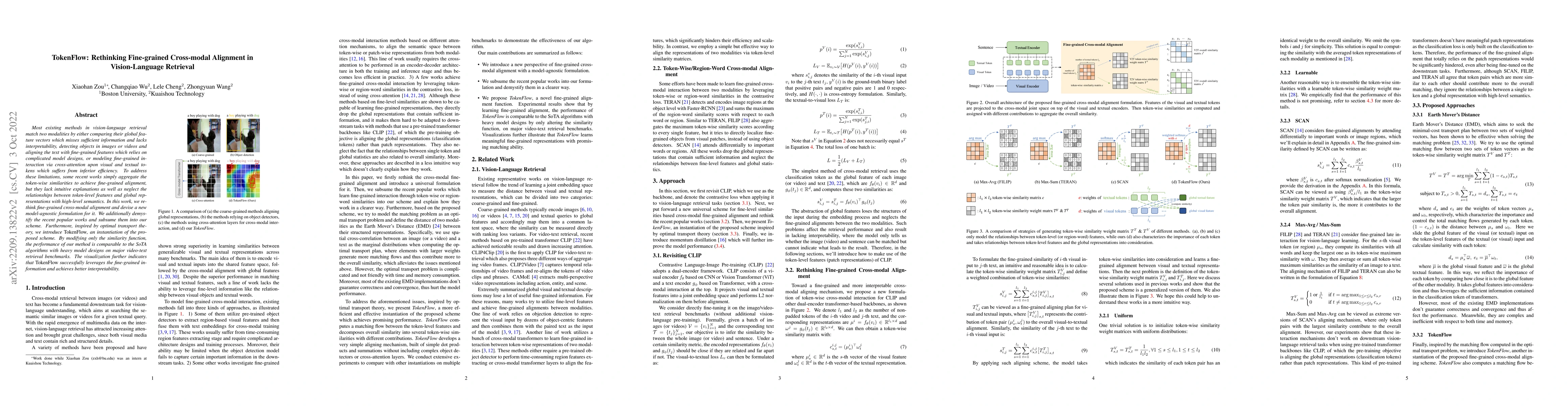 Thumbnail for TokenFlow: Rethinking Fine-grained Cross-modal Alignment in
  Vision-Language Retrieval