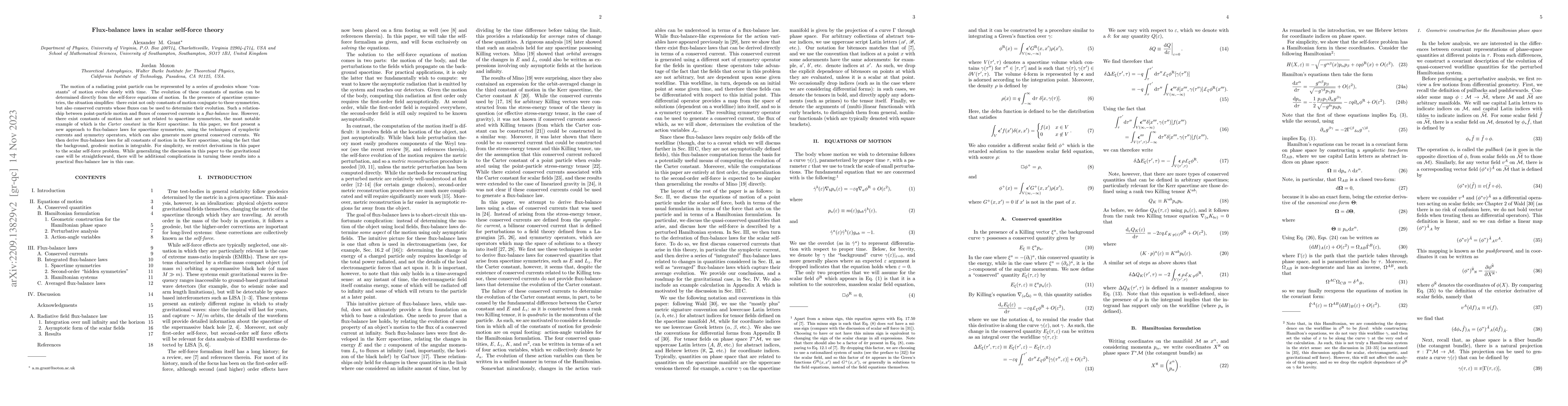 Thumbnail for Flux-balance laws in scalar self-force theory