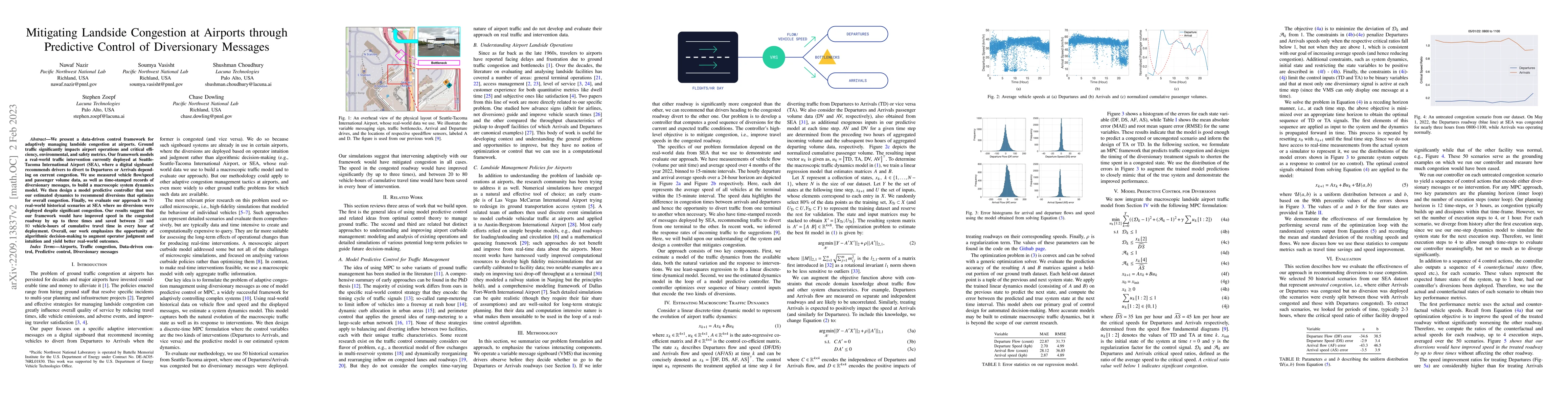 Thumbnail for Mitigating Landside Congestion at Airports through Predictive Control of
  Diversionary Messages