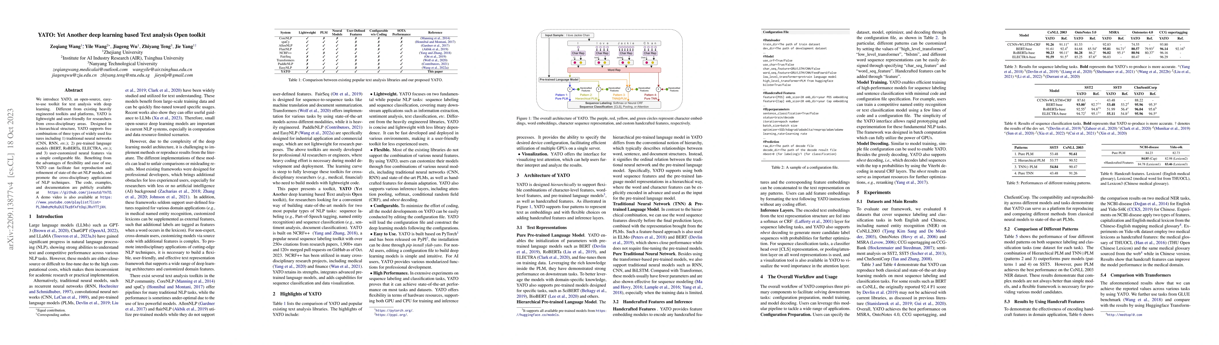 Thumbnail for YATO: Yet Another deep learning based Text analysis Open toolkit