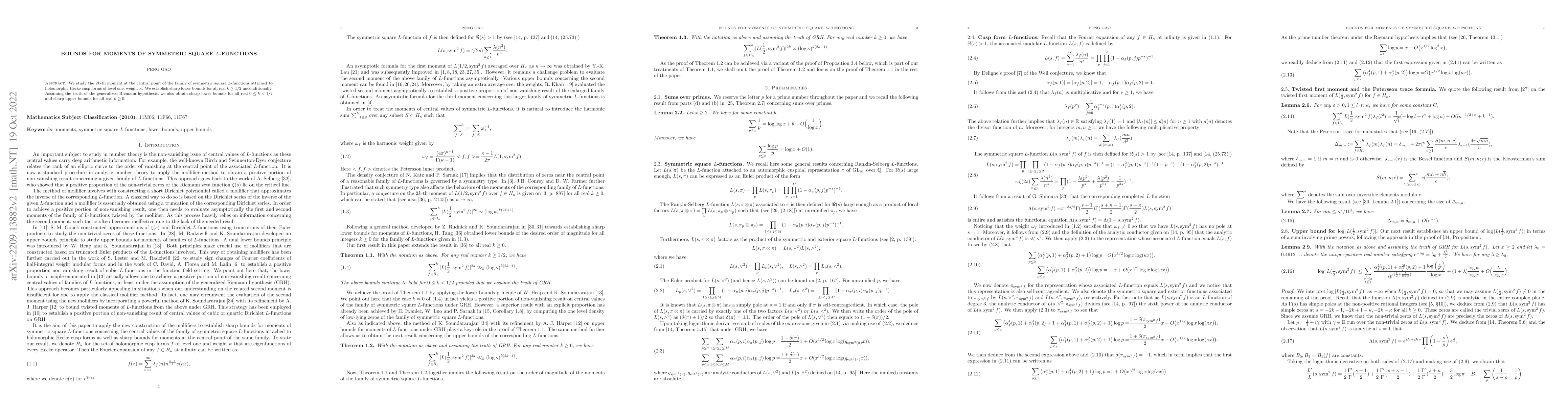 Thumbnail for Bounds for moments of symmetric square $L$-functions