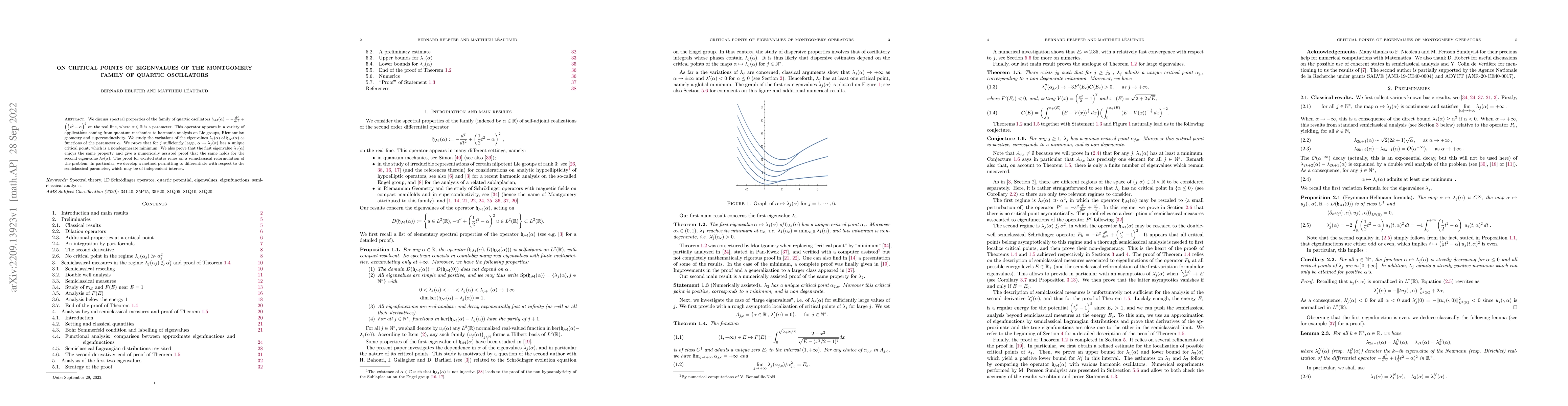 Thumbnail for On critical points of eigenvalues of the Montgomery family of quartic
  oscillators
