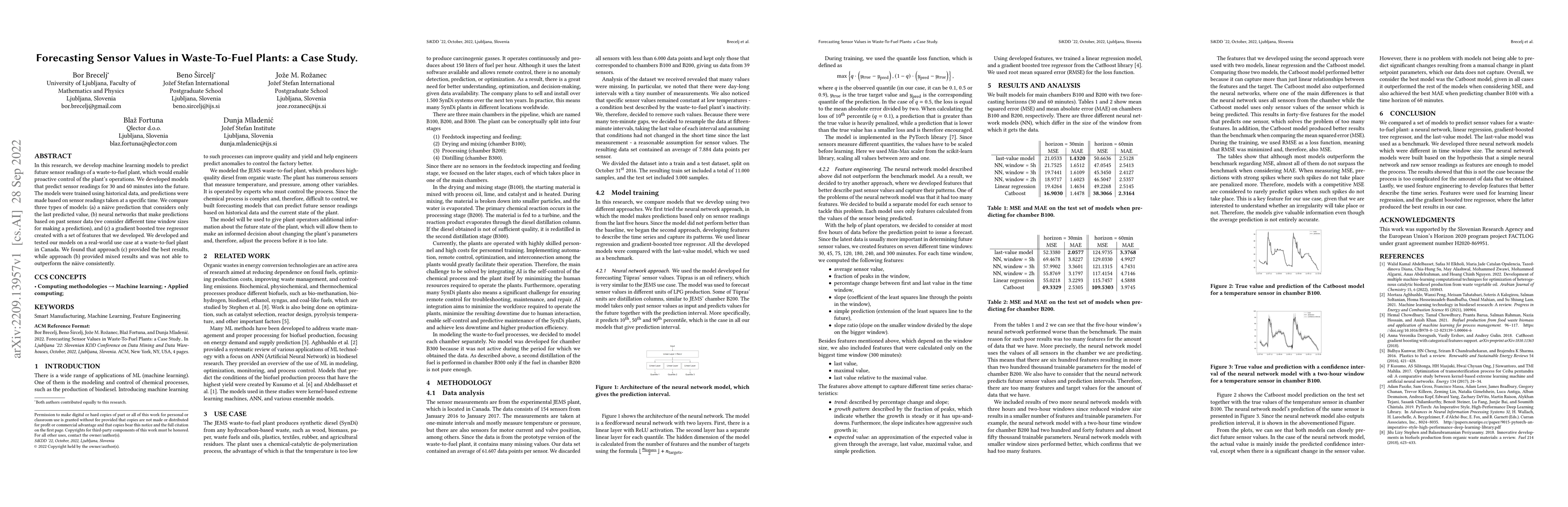 Thumbnail for Forecasting Sensor Values in Waste-To-Fuel Plants: a Case Study