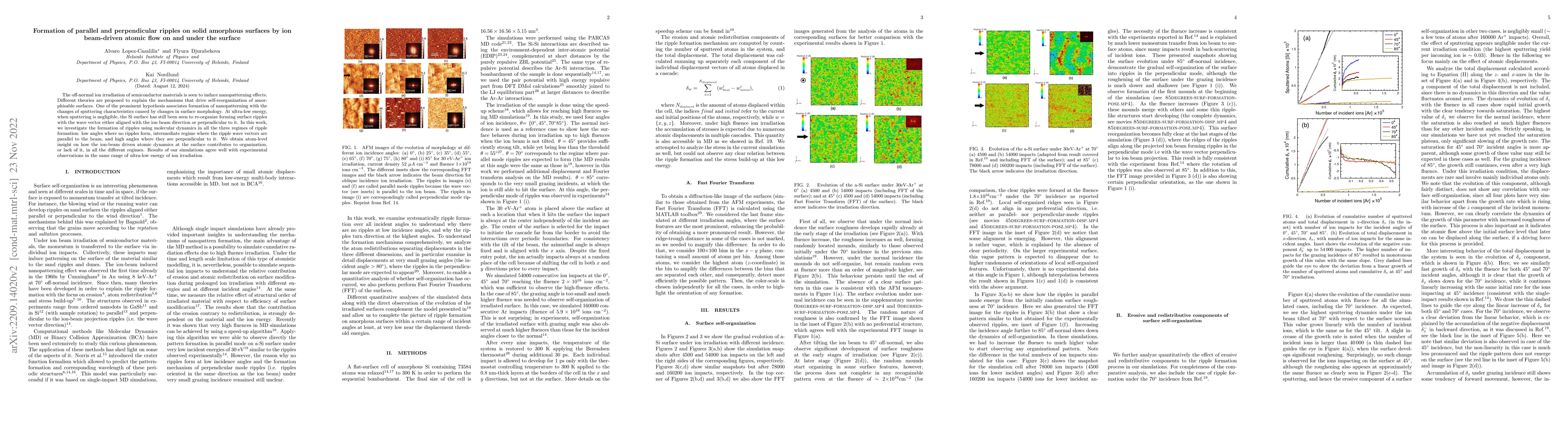 Thumbnail for Observation of ripples under different angles