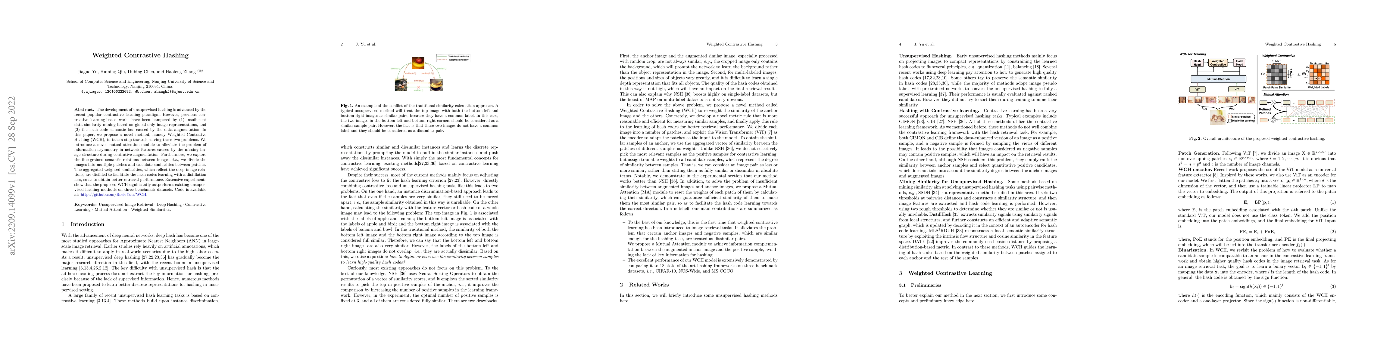 Thumbnail for Weighted Contrastive Hashing