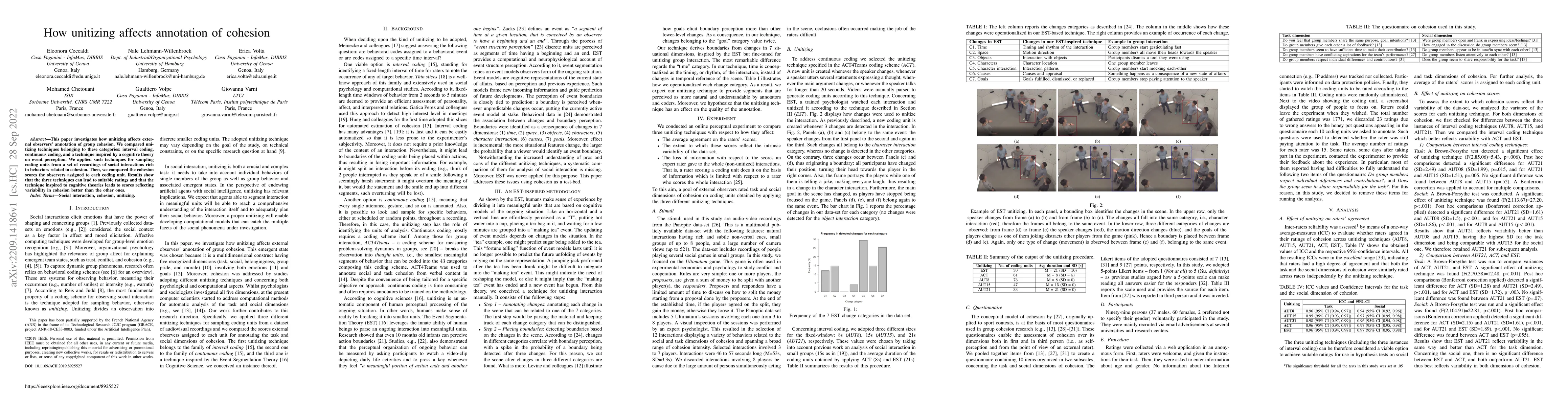 Thumbnail for How unitizing affects annotation of cohesion