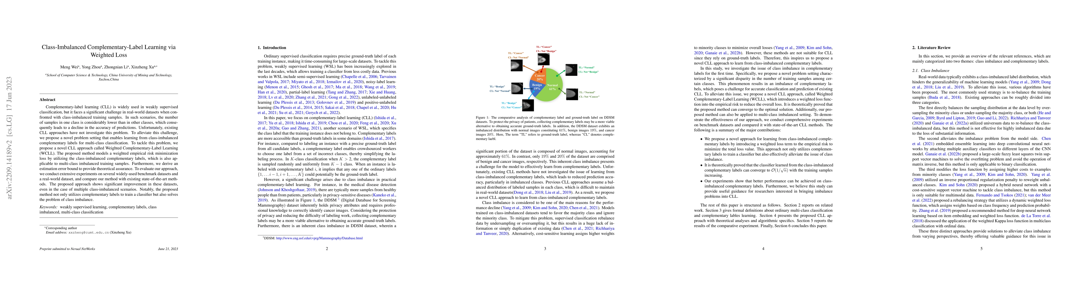 Thumbnail for Class-Imbalanced Complementary-Label Learning via Weighted Loss