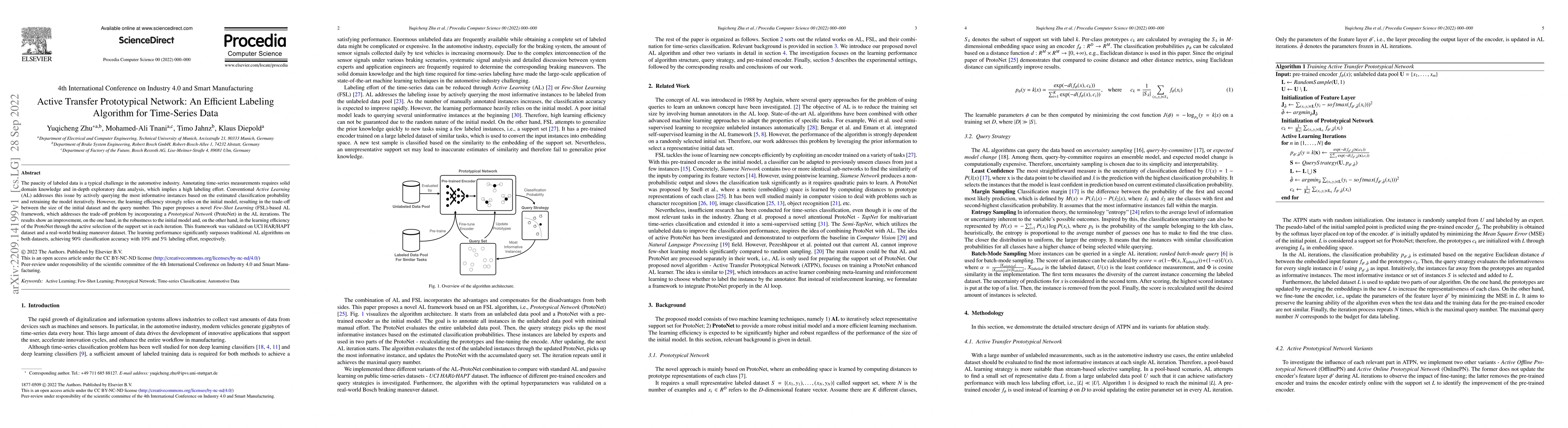 Thumbnail for Active Transfer Prototypical Network: An Efficient Labeling Algorithm
  for Time-Series Data