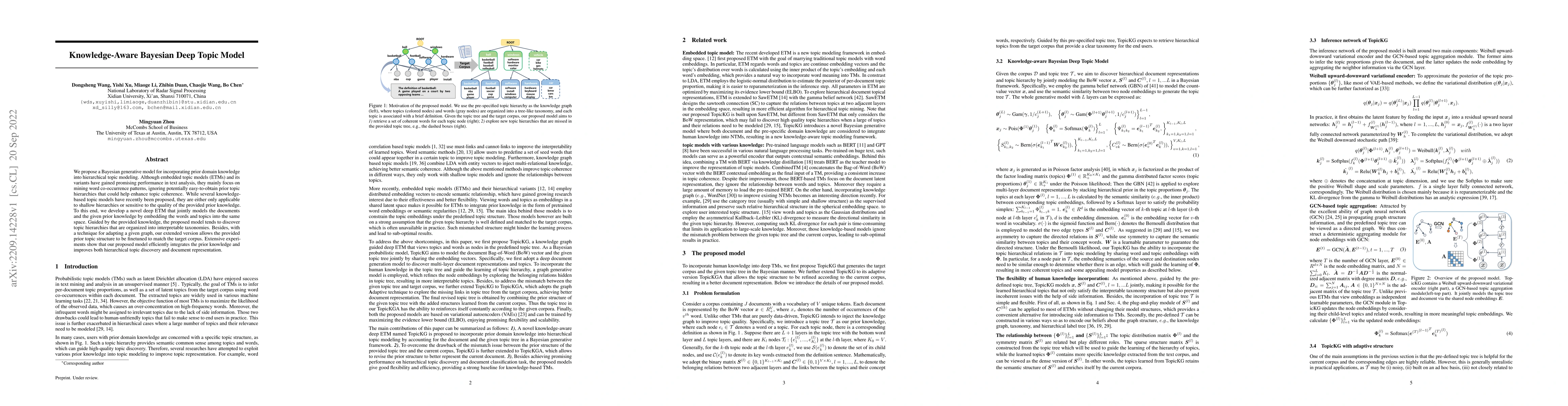 Thumbnail for Knowledge-Aware Bayesian Deep Topic Model