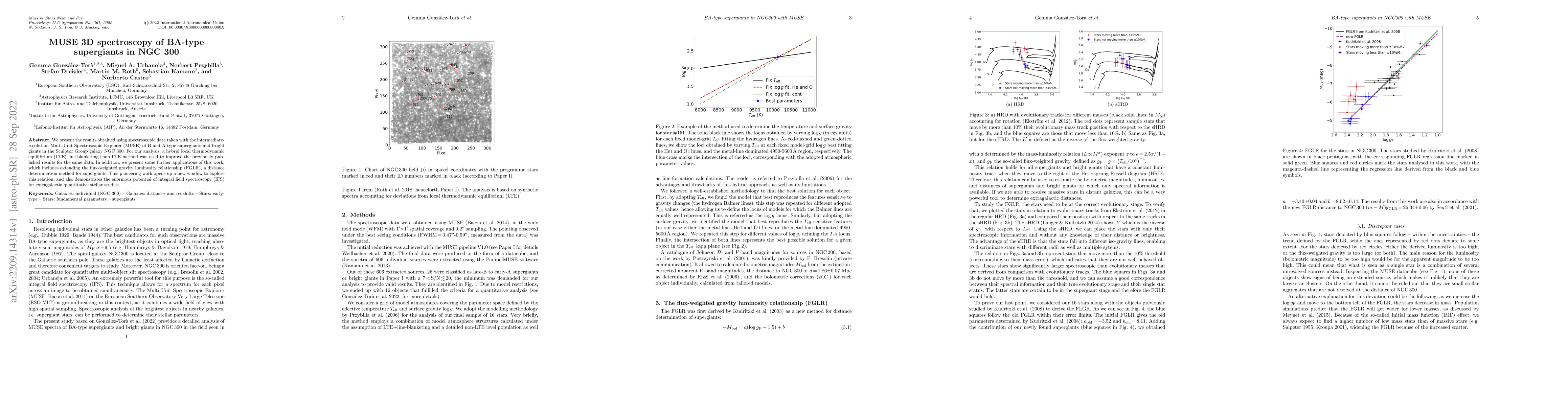 Thumbnail for MUSE 3D spectroscopy of BA-type supergiants in NGC 300
