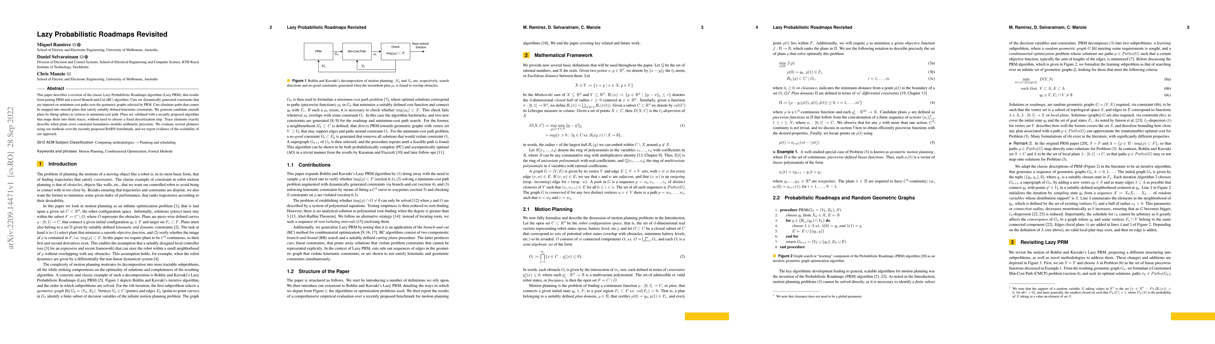 Thumbnail for Lazy Probabilistic Roadmaps Revisited