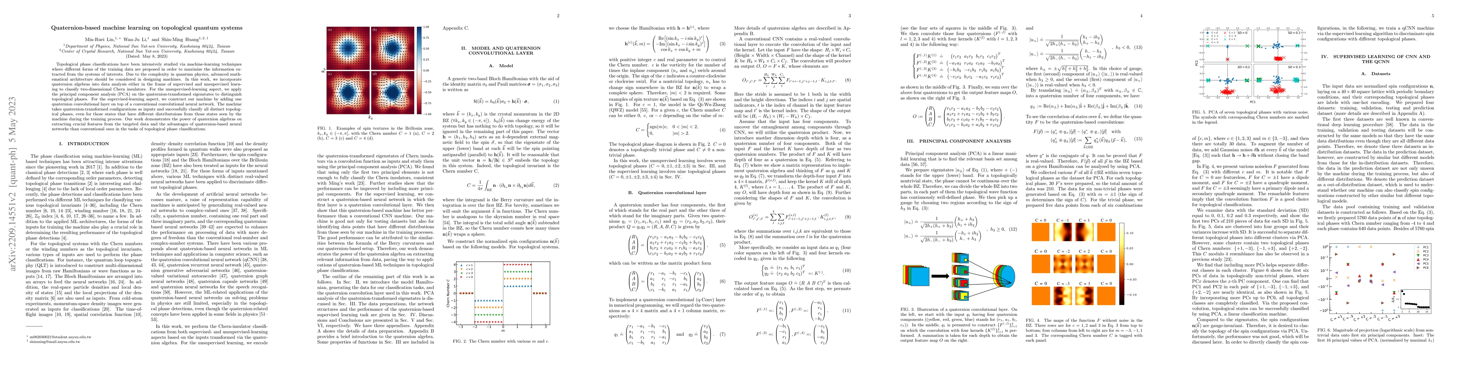 Thumbnail for Quaternion-based machine learning on topological quantum systems