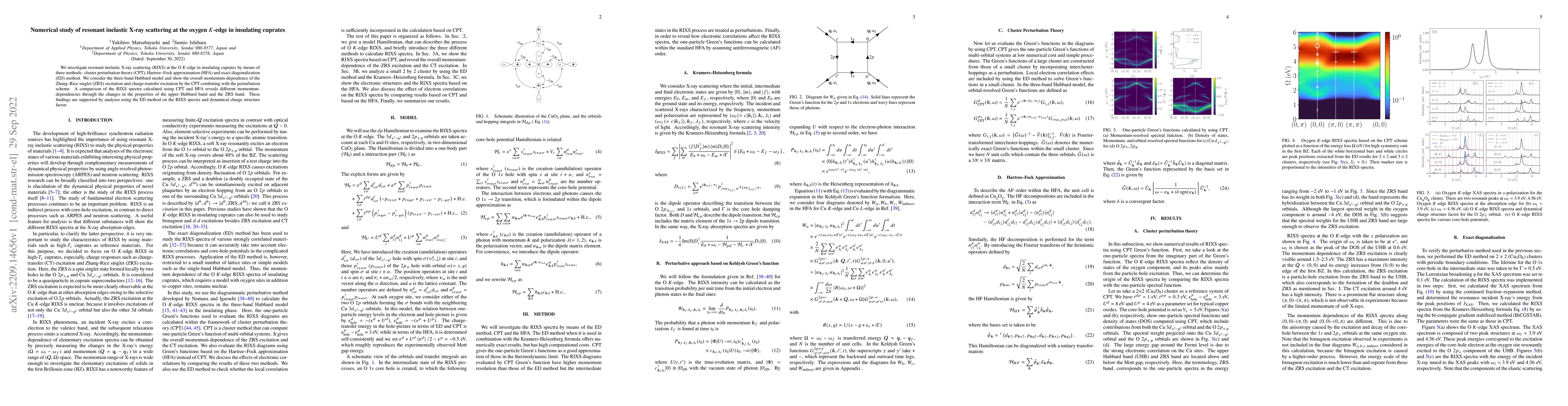 Thumbnail for Numerical study of resonant inelastic X-ray scattering at the oxygen
  $K$-edge in insulating cuprates