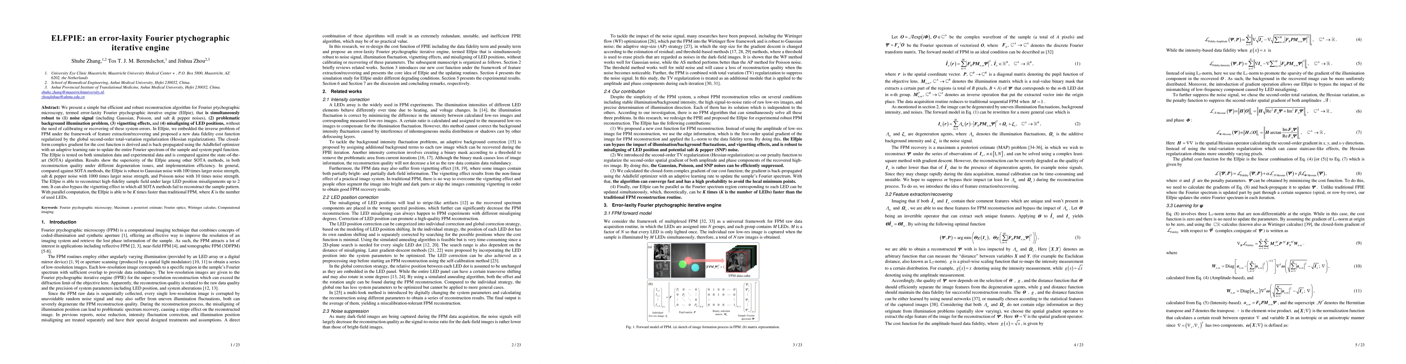 Thumbnail for ELFPIE: an error-laxity Fourier ptychographic iterative engine