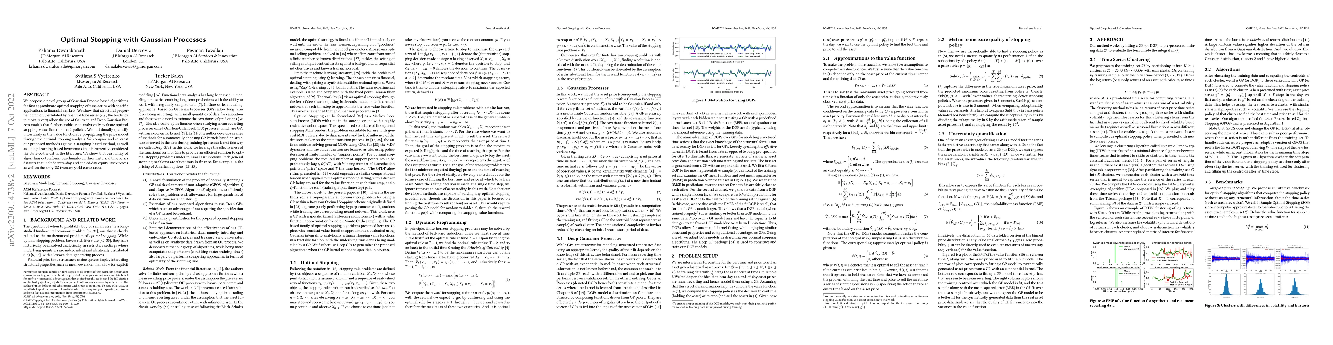 Thumbnail for Optimal Stopping with Gaussian Processes