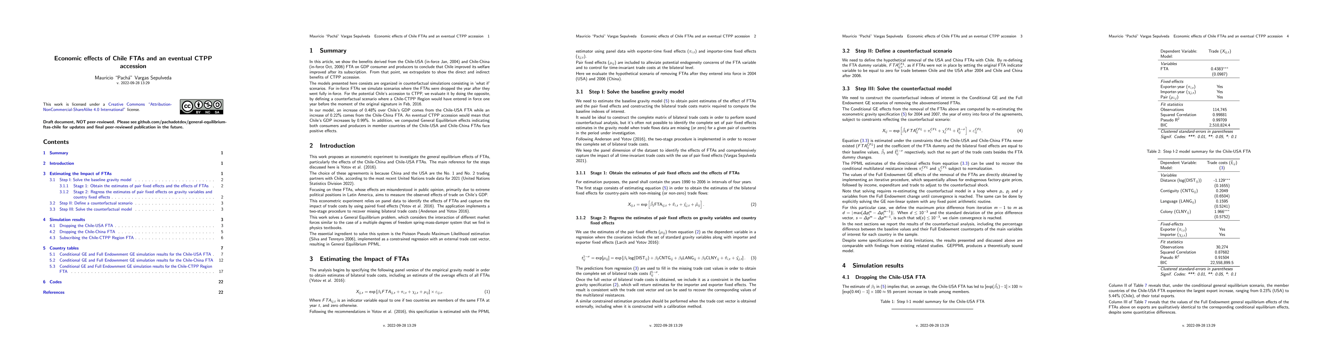 Thumbnail for Economic effects of Chile FTAs and an eventual CTPP accession
