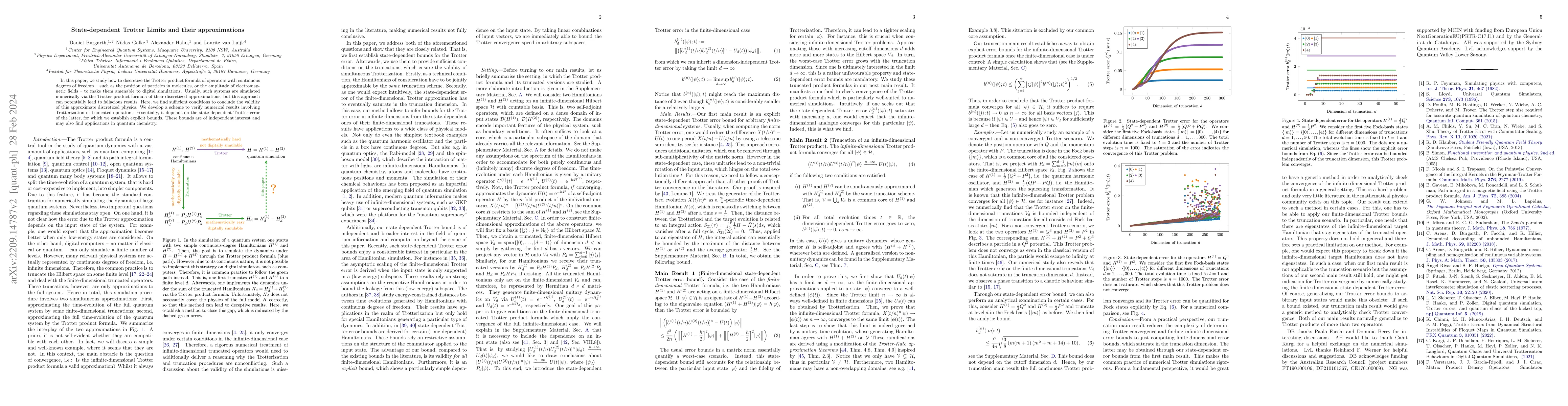 Thumbnail for State-dependent Trotter Limits and their approximations