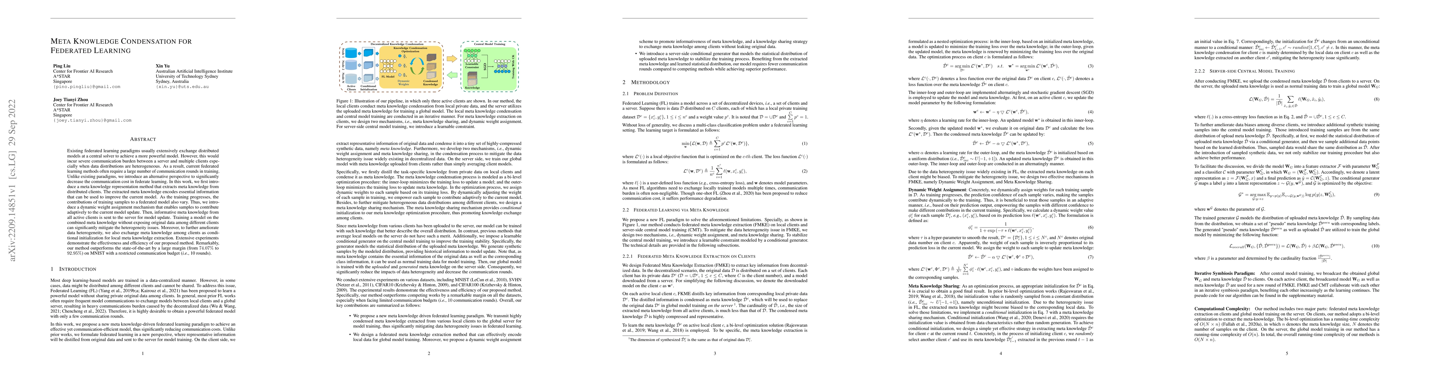 Thumbnail for Meta Knowledge Condensation for Federated Learning