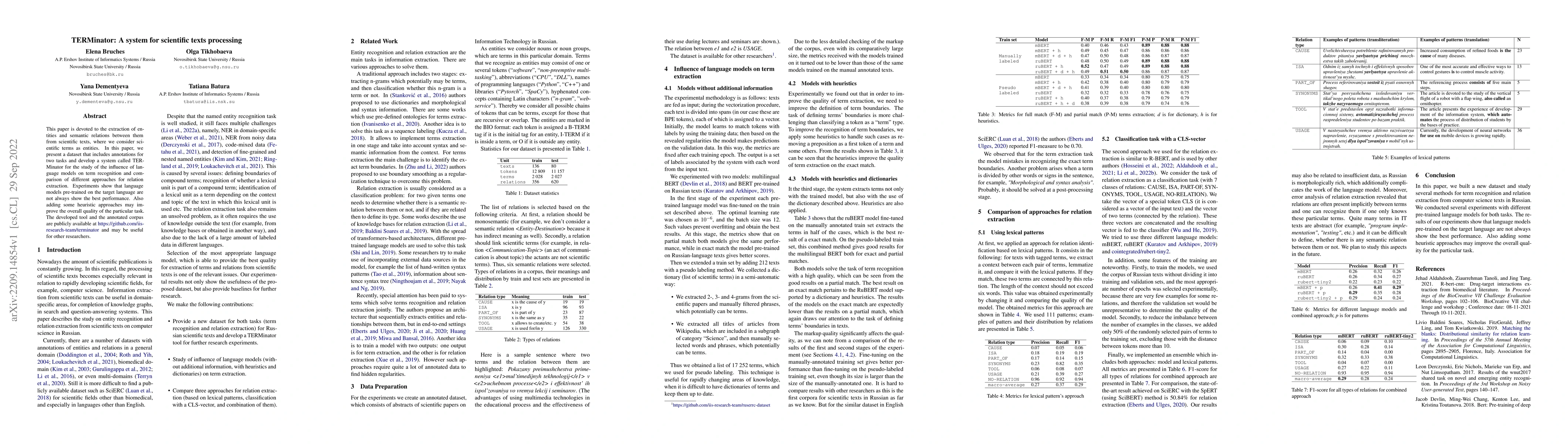 Thumbnail for TERMinator: A system for scientific texts processing
