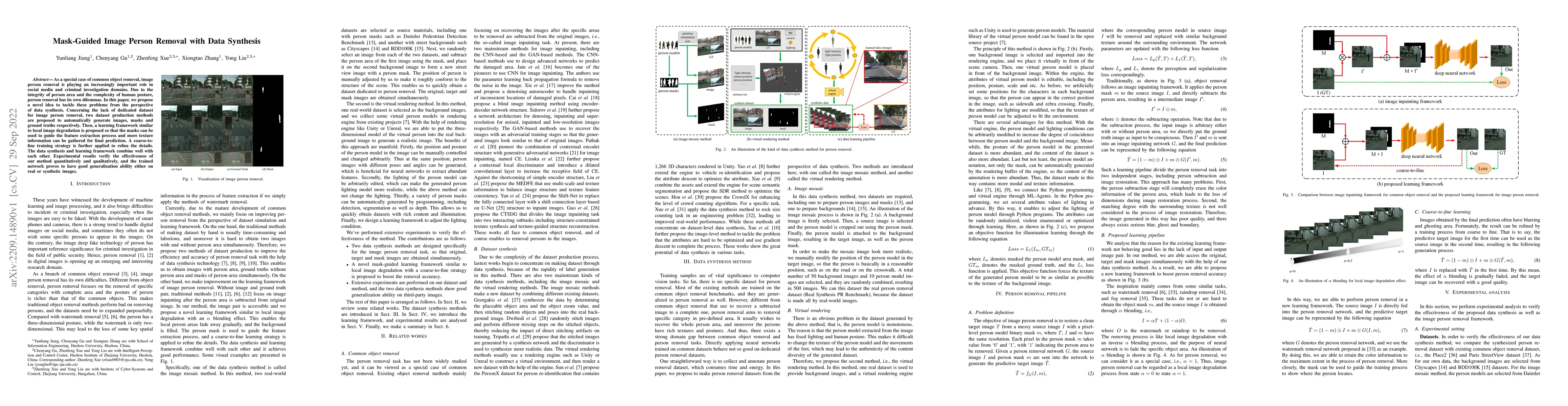 Thumbnail for Mask-Guided Image Person Removal with Data Synthesis