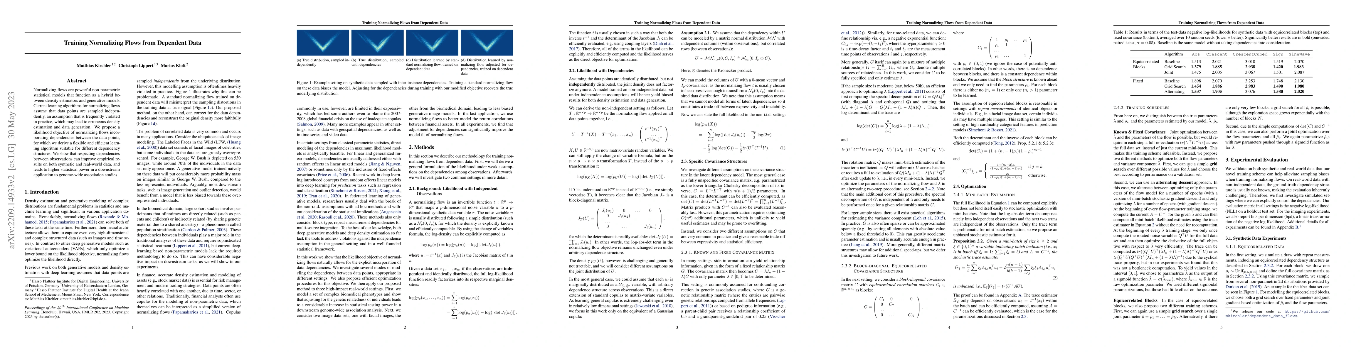 Thumbnail for Training Normalizing Flows from Dependent Data