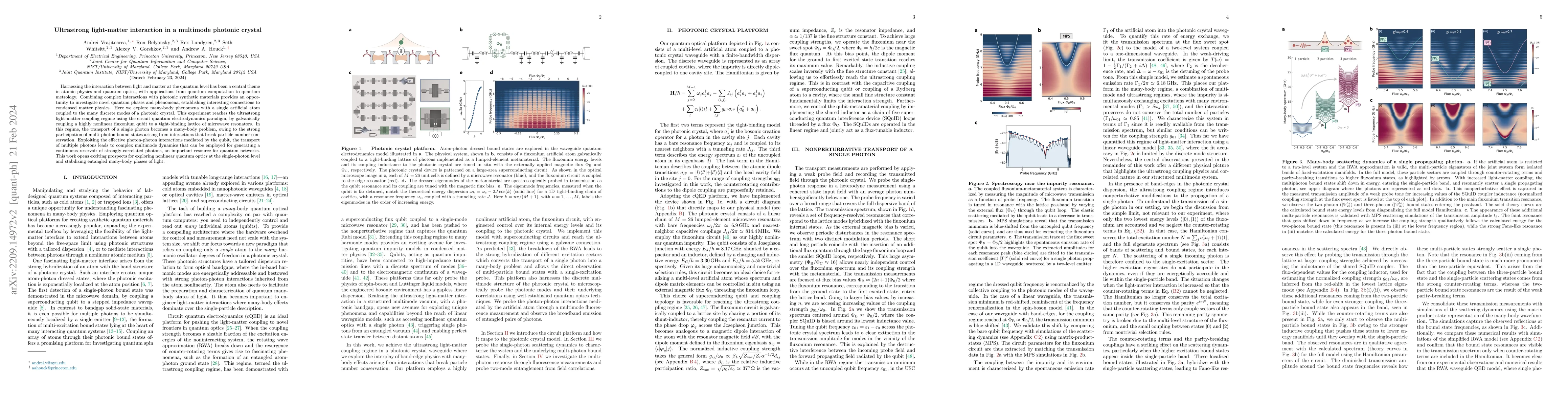 Thumbnail for Ultrastrong light-matter interaction in a multimode photonic crystal